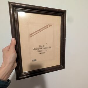 American Hardwood Brown Wall Frame